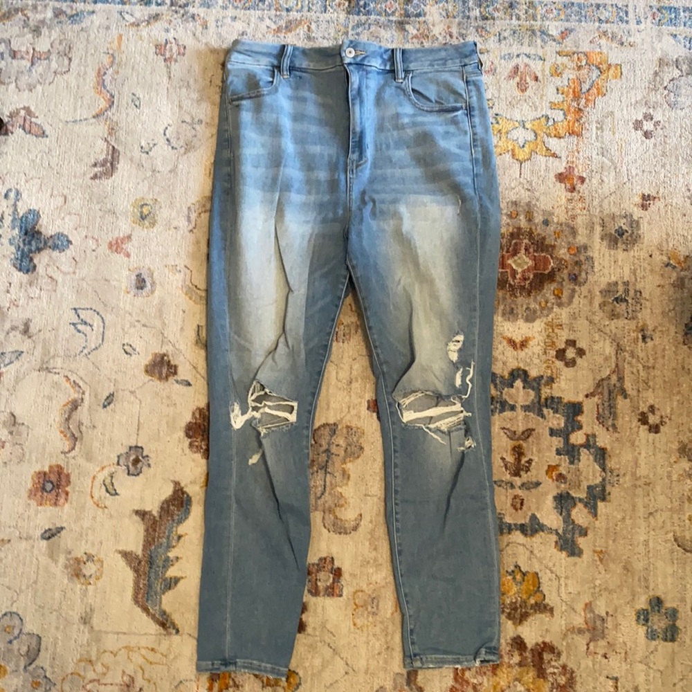 American Eagle highest rise curvy jegging